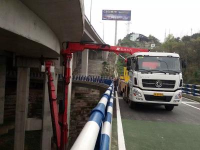 China tipo caminhão da cubeta de 18m da inspeção da ponte sob o equipamento do acesso da ponte à venda