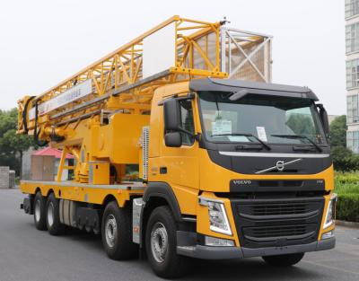 Chine Biens sous la couleur de jaune d'équipement d'inspection de camion de fouineur de plate-forme de pont à vendre