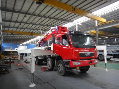 China RHD 37m 8x4 FAW 380HP Concrete Pump Trucks with Diesel engine for sale