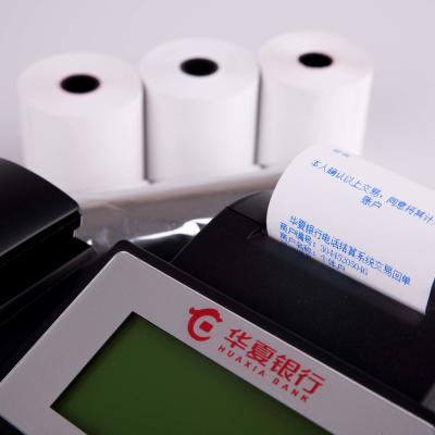 China BPA Free 45GSM Shipping Label Thermal Paper Jumbo Roll 54um for sale