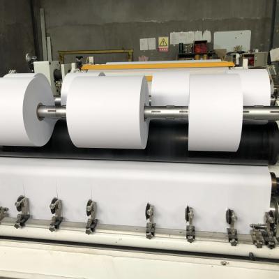China 50g/M2 Pre Printed Jumbo Thermal Paper Rolls 55gsm 60gsm for sale