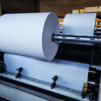 China 1600mm High Speed 200gsm Thermal Paper Slitting Rewinding Machine POS Paper Cutting for sale