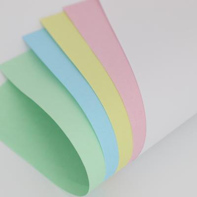 China Receipt Invoice Book Continuous Carbonless Computer NCR Printing Paper Sheets 3ply for sale