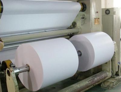 China 45g 48g Thermal Paper Jumbo Roll Black Image for sale