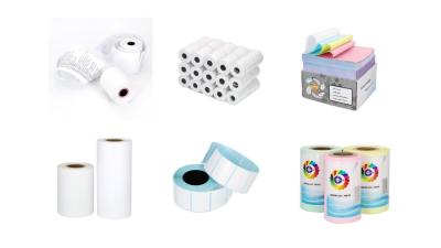 China FOCUS Thermal Register Rolls Thermal Receipt Paper Oil Proof Customized for sale