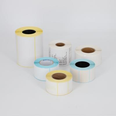 China POS Thermal Paper Roll 45-80gsm Weight Various Sizes Available 100% Virgin Wood Pulp for sale