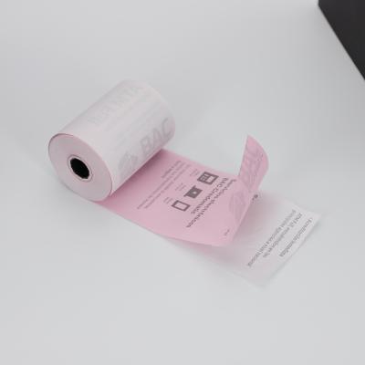 China FSC Virgin Wood Pulp Carbonless Paper Roll For POS Roll / Print for sale