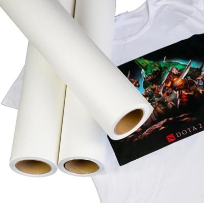 China Instant Dry Sublimation Transfer Paper for High Speed T-Shirt Printing 30-50 GSM zu verkaufen