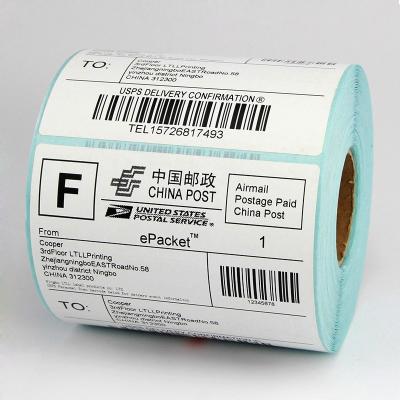 Chine labels thermiques libres thermiques de la caisse enregistreuse de petit pain de papier pour étiquettes de 40x30x500mm Oilproof BPA à vendre