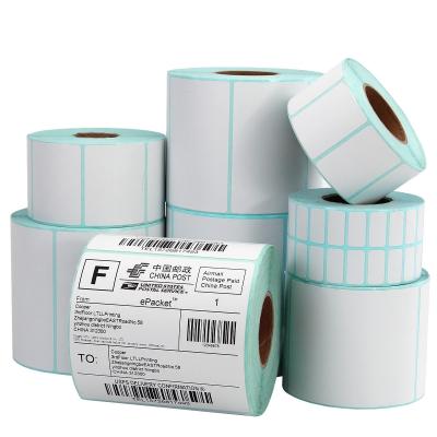 China Scratch Resistance Glassine Paper Thermal Label Paper Roll For Direct Thermo Label for sale