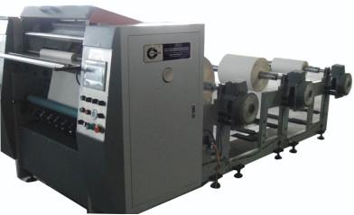 China 900mm POS ATM Paper Converting Machine 200m/Min Thermal Paper Roll Cutting for sale