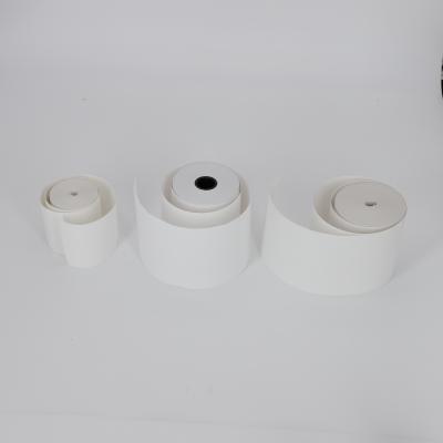 China 45gsm BPA Free Adhesive Thermal Receipt Paper 80mm Thermal Printer Rolls for sale