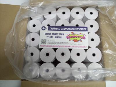 Chine Papier thermosensible de petit pain enorme d'atmosphère des plus bas prix 75GSM d'usine pour la position Fax Cash Register Print à vendre