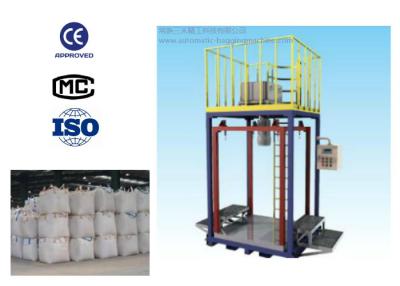China 1000 saco da tonelada do quilograma FIBC que pesa a máquina de embalagem para a gravidade do material de construção que alimenta 10-40 sacos/hora à venda