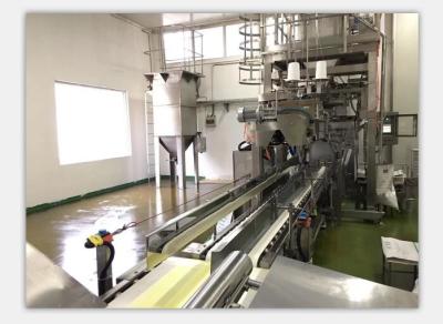 China Auto Weighing 25kg Open Mouth Bag Packing Palletizing Line for sale