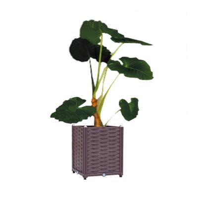 China 40*40*37cm Plastic Square Planter Boxes Plastic Veg Planters Light Weight for sale