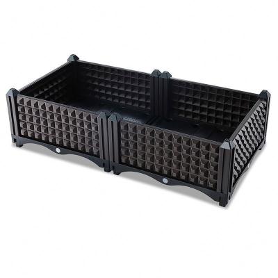 China High quality and low price hand woven retro planting box outdoor garden planting box plastic garden planting box for sale