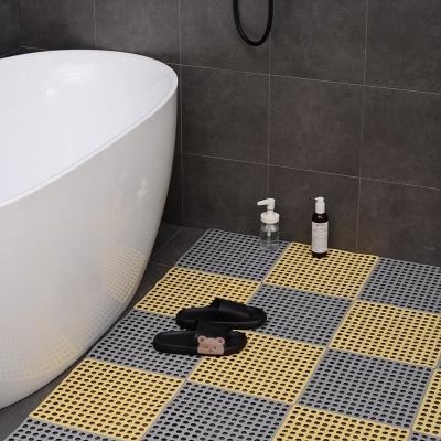 China Sustainable Splicing Floor Mat Anti Slip Toilet Floor Mat 30*30CM for sale