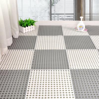 China Mesh Drainage Stitching Bathroom Splicing Floor Mat Color Combination for sale