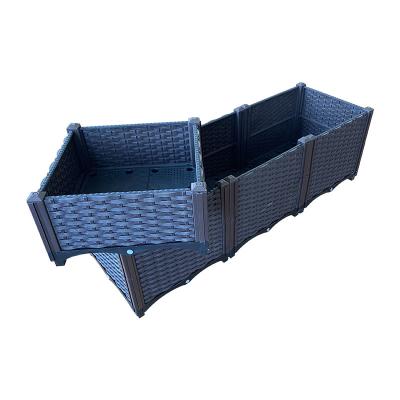 China All Season Patio Plastic Vegetable Growing Boxes Weather Proof for sale