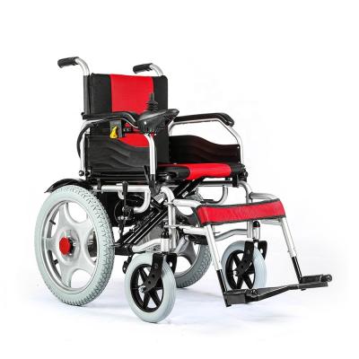 中国 KSM-501 16inch Lightweight Electric Wheelchair Scooter Cost Portable Prices Lightweight Foldable Power Wheelchair Reviews 販売のため