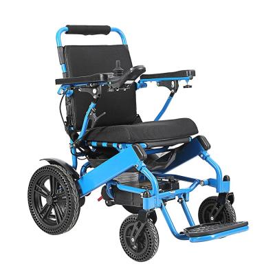 China KSM-601L Wholesale Price Aluminum Alloy Lightweight Disabled Foldable Recharge Power Reclining Electric Wheelchair for sale