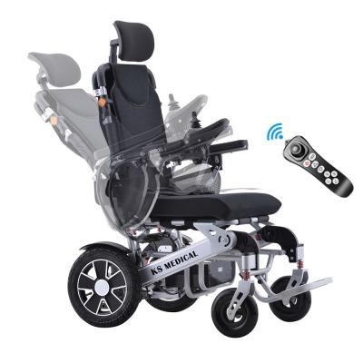 China KSM-606AR Auto Reclining Medical Electric Power Indoor Wheelchair Pride Mobility Chairs Supplier for Disabled People for sale