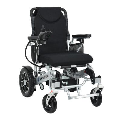 中国 Motorized Electric Foldable Wheelchair For Seniors Dual Motor 販売のため