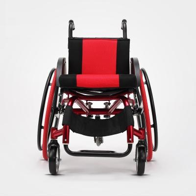 China KSM- 220 Hot selling folding ultralight small sport wheelchair easy to use for disabled basketball training for sale