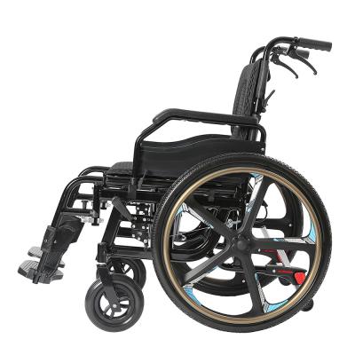 China OEM Manual Foldable Wheelchair KSM-201Plus With Quick Remove Tyre à venda