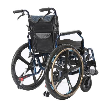中国 Quick Remove Manual Foldable Wheelchair KSM-201Plus With Parking Function 販売のため
