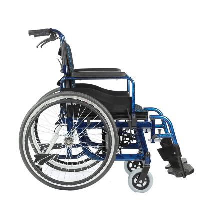 中国 KSM-201Manual Foldable Wheelchair Aluminum Lightweight Wheelchair 販売のため