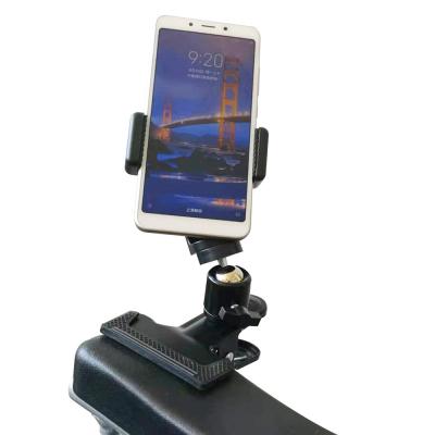 China Factory price electric wheelchair universal mobile phone bracket Cell Phone Holder for wheelchair and Motorcycle for sale
