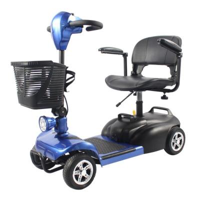 China KSM-906 Fashion Disabled Person Electric Scooter For Elderly Folding Handicsp Mobility 4 Wheel Electric Scooter For Elderly for sale