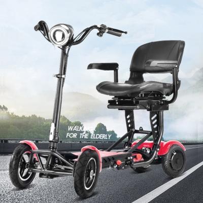 China KSM-905B Automatic Folding Mobility Scooter Durable Four Wheel for sale