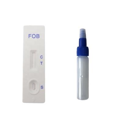 China Reagent Detection Diagnostic Factory Price Home Use One Step Rapid FOB Fecal Occult Blood Diagnostic Test Kit CE Marked à venda