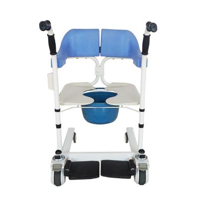 China Powered Electric Lift Transfer Chair Mechanical Commode Patient Lift Chair Te koop