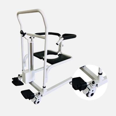 China Electric Patient Lift And Transfer Chair With Toilet Multi Function for sale