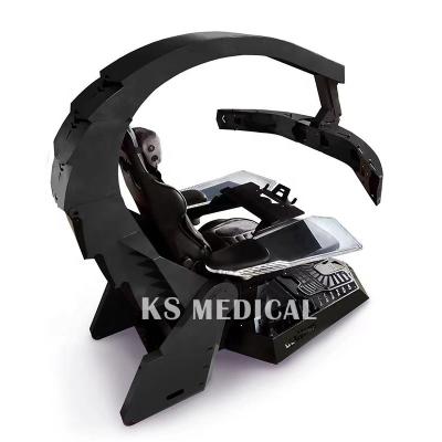 Chine KSM-GC2 UNICORN Multifunction LED Rgb Light Cockpit Chair Racing Recliner Massage and Heat Gaming Chair Workstation rgb à vendre
