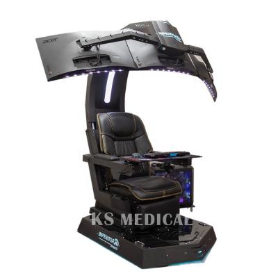 China RGB Ergonomic Gaming Chair LED Racing Gamer Light Chair Multi Function à venda