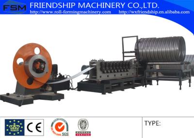 China Auto Spiral Culvert Pipe Making Machine with 9 Forming Stations used in water conservancy project for sale
