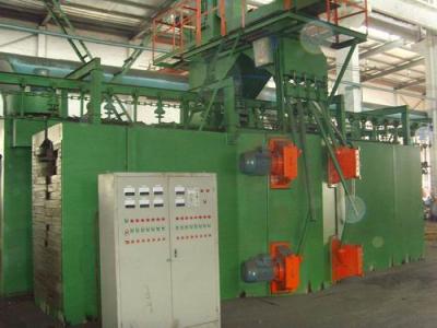 China Superficies de la limpieza de la máquina del chorreo con granalla de 11 kilovatios del bastidor/de la forja en venta