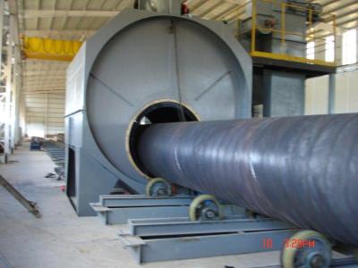 China Equipo del chorreo con granalla del tubo, equipo de alta velocidad del metal en venta