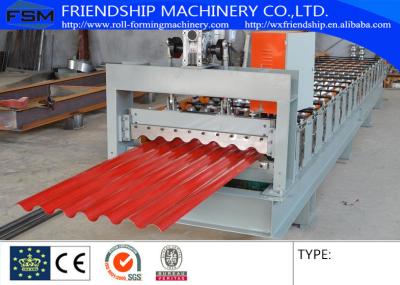 China Color Plate / Galvalume Corrugated Roofing Sheet Making Machine for sale