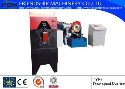 China Color Steel Round Down Pipe Roll Forming Machine With PLC Control for sale