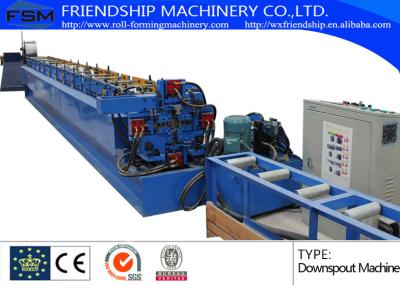China Aluminum / Cooper Round Down Pipe Roll Forming Machine , Thickness 0.4-0.8mm for sale
