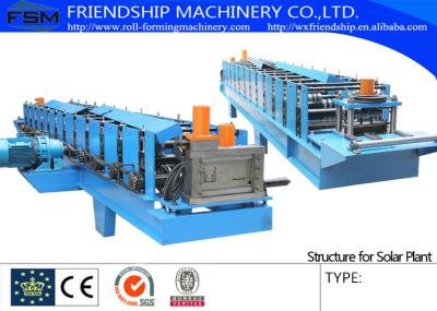 China 2.5mm Galvanized Steel Coil Rack Roll Forming Equipment With Chain Driven for sale
