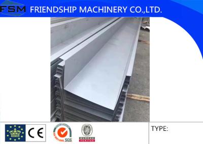 China Galvanized / Aluminum Alloy / Stainless Steel Roof Gutter Bending For Building Materials for sale