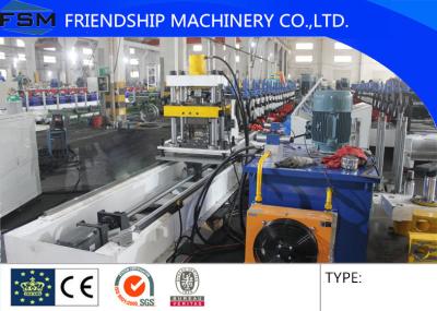 China Hydraulic Cutting Stud Roll Forming Machine / C Z Purlin Roll Forming Machine for sale