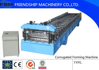 China Automatic Corrugated Sheet Roll Forming Machine For 4 mm - 8 mm Steel Panel for sale